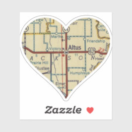 アルタスOKヴィンテージマップ シール