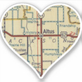 アルタスOKヴィンテージマップ シール (正面)