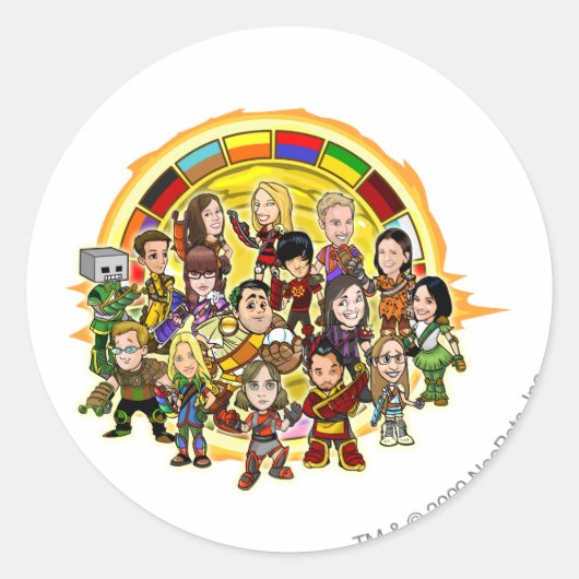 アルタドール杯スタッフグループ ラウンドシール (正面)