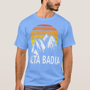 アルタバディアドロミーツイタリアスキーリゾートスノーボードSn Tシャツ