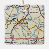 アルタビスタVAヴィンテージマップ セラミックオーナメント (正面)