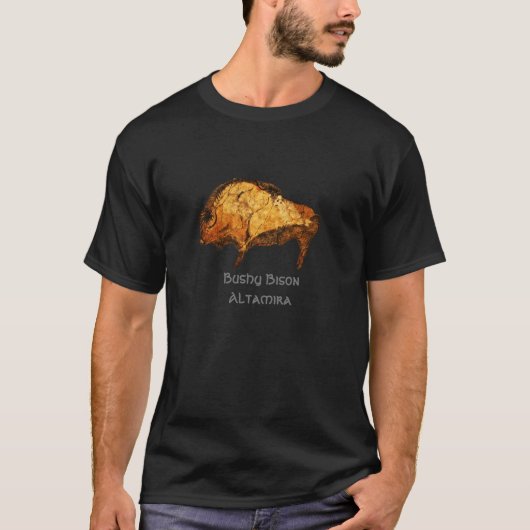 アルタミラTシャツのBushy Bison Tシャツ (正面)