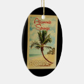 アルタモンテ春パームツリーヴィンテージトラベル セラミックオーナメント (右)