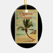 アルタモンテ春パームツリーヴィンテージトラベル セラミックオーナメント (裏面)