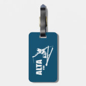 アルタユタスキーヤー ラゲッジタグ (裏面縦)