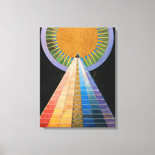 アルタルピース、グループX、No.1 by Hilma af Klint キャンバスプリント