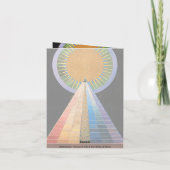 アルタルピース、グループX、No.1 by Hilma af Klint サンキューカード (裏面)