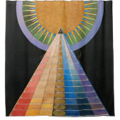 アルタルピース、グループX、No.1 by Hilma af Klint シャワーカーテン (正面)