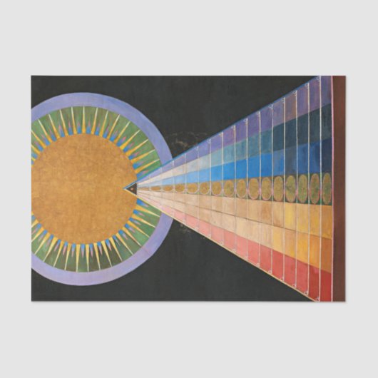 アルタルピース、グループX、No.1 by Hilma af Klint 薄葉紙 (正面)