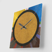 アルタルピース、グループX、No.3 by Hilma af Klint スクエア壁時計 (傾斜)