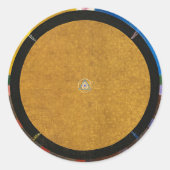 アルタルピース、グループX、No.3 by Hilma af Klint ラウンドシール (正面)