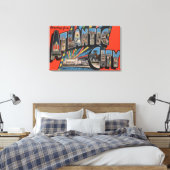 アルタンティック市,ニュージャージー州 – ラージレター キャンバスプリント (インサイチュ (寝室))