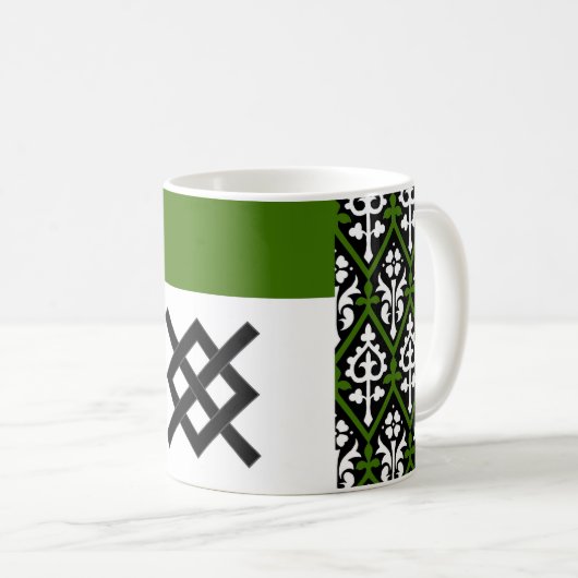 アルタヴィアポピュレースバッジのバーロニー コーヒーマグカップ (正面右)