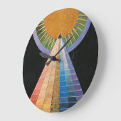 アルターピース、Xグループ、No.1by Hilma af Klint ラージ壁時計 (傾斜)