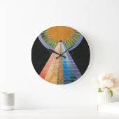 アルターピース、Xグループ、No.1by Hilma af Klint ラージ壁時計 (ホーム)