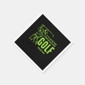 アルターマンゴルファーGolfspieler Rentnerゴルフ スタンダードカクテルナプキン (角)