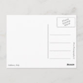 アルタ・バディアの冬にドロミテスと共に教会 ポストカード (裏面)