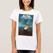 アルタ ワサッチ山脈 ユタ州 Tシャツ (正面)