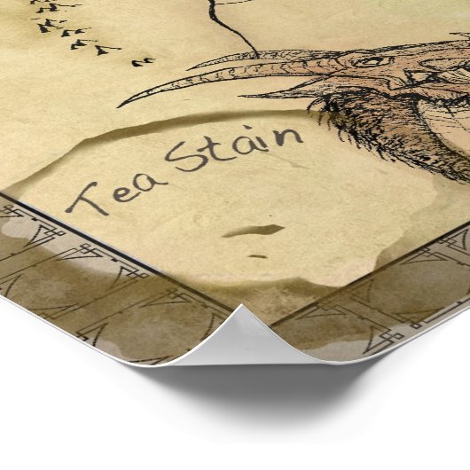 アルダの地図 ポスター (角)