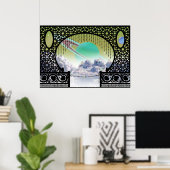 アルダナクラウドシティバンガロー～惑星間旅行 ポスター (ホームオフィス)