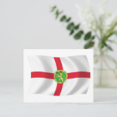 アルダニー島の旗のポストカード ポストカード (スタンド正面)