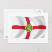 アルダニー島の旗のポストカード ポストカード (正面/裏面)