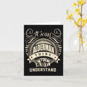 アルダーマンにしかわからないことだ カード (黄色い花)