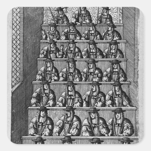 アルダーメン裁判所， c.1690 スクエアシール (正面)