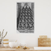 アルダーメン裁判所， c.1690 ポスター (キッチン)