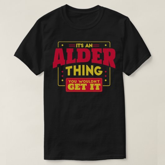 アルダー Tシャツ (デザイン正面)