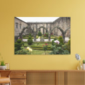 アルチビショップパレスオブブラガウィズガーデン キャンバスプリント (インサイチュ (リビング))