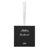 アルチュール・ランボーの立方体 キューブオーナメント (右)