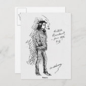 アルチュール・ランボー1872年6月 ポストカード (正面/裏面)