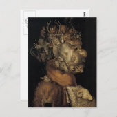 アルチンボルド - 地球 ポストカード (正面/裏面)