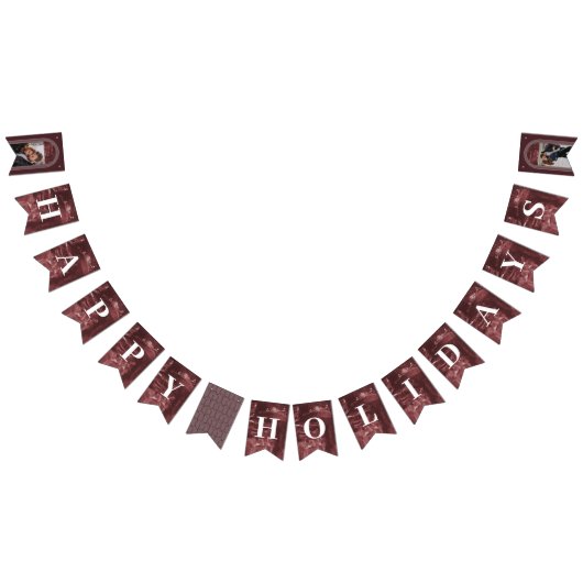 アルチ絵を描ーホリデーパーティバンティンバナー – 赤 バンティングフラッグ (全)