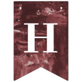 アルチ絵を描ーホリデーパーティバンティンバナー – 赤 バンティングフラッグ (第2の旗)