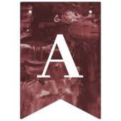 アルチ絵を描ーホリデーパーティバンティンバナー – 赤 バンティングフラッグ (第3の旗)