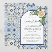 アルチ・シトラス・レモン・アマルフィ・ポジターノ カップルシャワー 招待状 (正面/裏面)