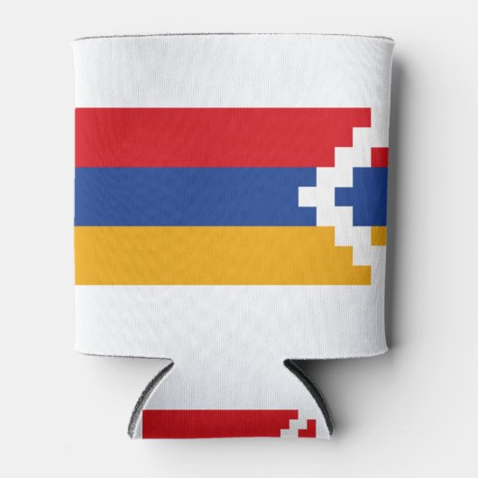 アルツカ国旗のマグカップ 缶クーラー (正面)