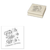 アルツハイマーの認識度紫色のリボン製品の信仰 ラバースタンプ (押印)