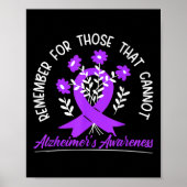 アルツハイマー型の花を咲かせないものを思い出す ポスター (正面)