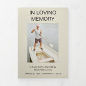 アルツハイマー型生命計画の祝い 三つ折りプログラム (カバー)