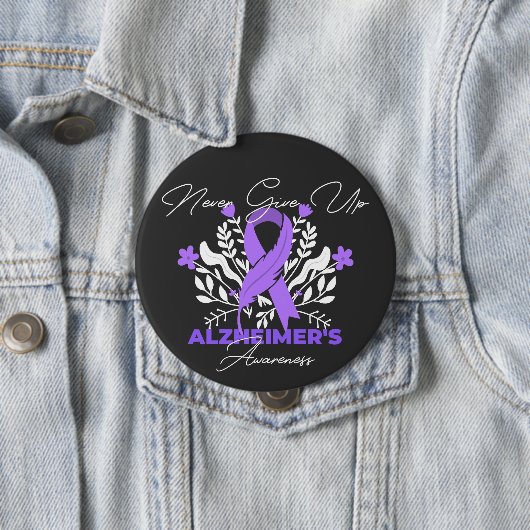 アルツハイマー型認知症と闘う認識度 缶バッジ (インサイチュ)