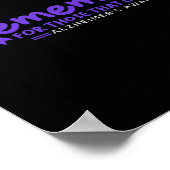 アルツハイマー病でない人々を思い出す ポスター (角)