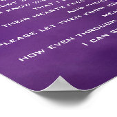 アルツハイマー病と共に生きる祈りの言葉 ポスター (角)