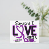 アルツハイマー病には2剤が必要 ポストカード (スタンド正面)