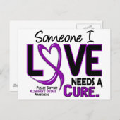 アルツハイマー病には2剤が必要 ポストカード (正面/裏面)