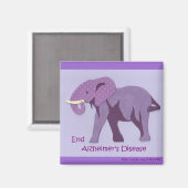 アルツハイマー病に終止符を打つ マグネット (正面/裏面)