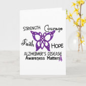 アルツハイマー病のケルト族の蝶3 カード (黄色い花)