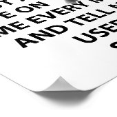 アルツハイマー病のスーパーヒーローおもしろいポスター ポスター (角)